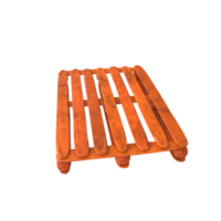 Wooden pallet isolated on transparent png