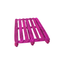 Wooden pallet isolated on transparent png