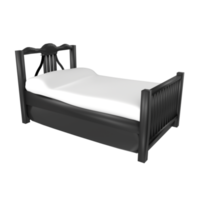 Bed isolated on transparent background png