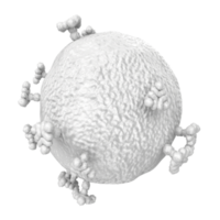 virus isolated on transparent background png