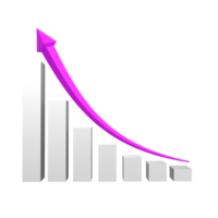 attività commerciale grafico con freccia png