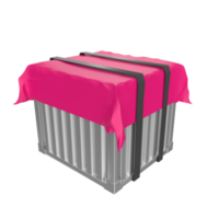 Container isolated on transparent png