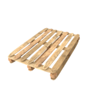 Wooden pallet isolated on transparent png