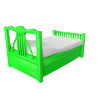 Bed isolated on transparent background png