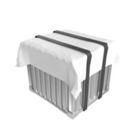 Container isolated on transparent png