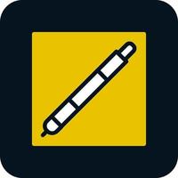 Pen Square Vector Icon Design