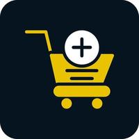 Cart Plus Vector Icon Design