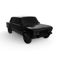 black car isolated on transparent background png