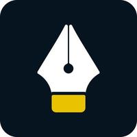 Pen Nib Vector Icon Design
