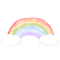 feliz orgulho mês ilustração, aguarela orgulho, orgulho decoração, arco Iris png