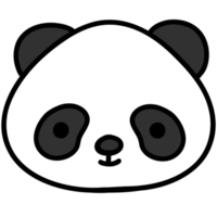 fofa panda, panda ilustração, animal, fofa animal, animal ilustração png