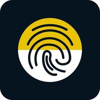 Fingerprint Vector Icon Design