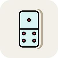Dice Vector Icon Design