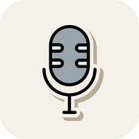 Microphone Alt Vector Icon Design