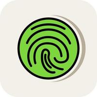 Fingerprint Vector Icon Design