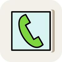 Phone Square Vector Icon Design