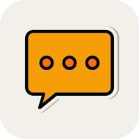 Message square Vector Icon Design