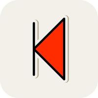 Skip Vector Icon Design