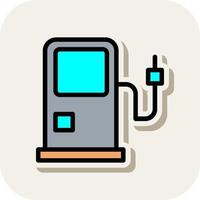 Gas Pump Vector Icon Design