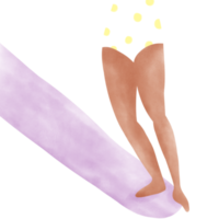 tablista niña bikini ilustración png