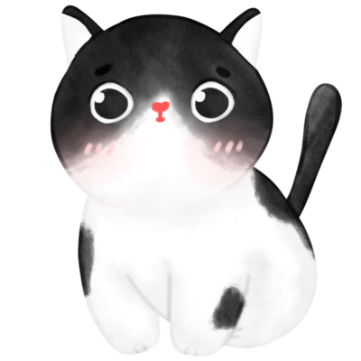 Black And White Cat PNGs for Free Download
