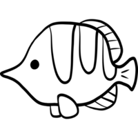 carino pesce, blu pesce, mare vita, pesce illustrazione png