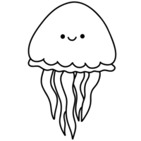 illustration de une méduse png