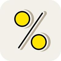 Percent Vector Icon Design