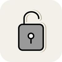 Unlock Vector Icon Design