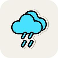 Drizzle Vector Icon Design