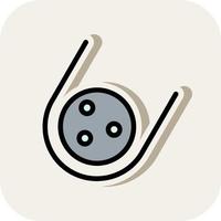 Meteor Vector Icon Design