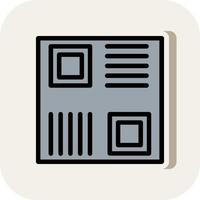 Qrcode Vector Icon Design