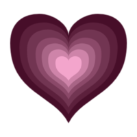 heart with black and white background png