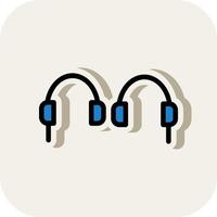 Headphones Alt Vector Icon Design