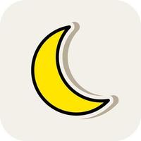 Moon Vector Icon Design