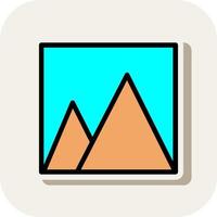 Mountain Vector Icon Design