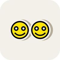 Grin Alt Vector Icon Design