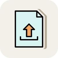 File Upload Vector Icon Design