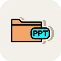 File Powerpoint Vector Icon Design