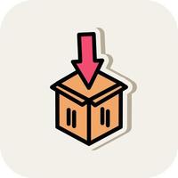 Box Open Vector Icon Design