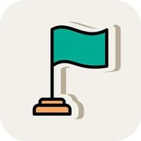 Flag Vector Icon Design