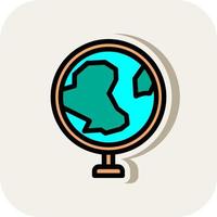 Globe Europe Vector Icon Design