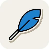 Feather Vector Icon Design