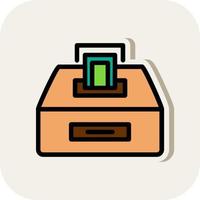 Box Tissue Vector Icon Design