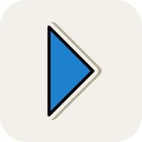 Caret Right Vector Icon Design
