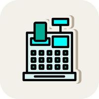 Cash Register Vector Icon Design