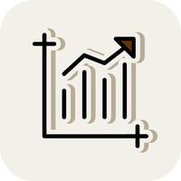 Chart Bar Vector Icon Design