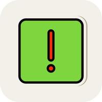 Alert Vector Icon Design