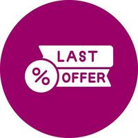 Last Offer Vector Icon