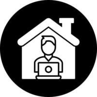 Work From Home Vector Icon